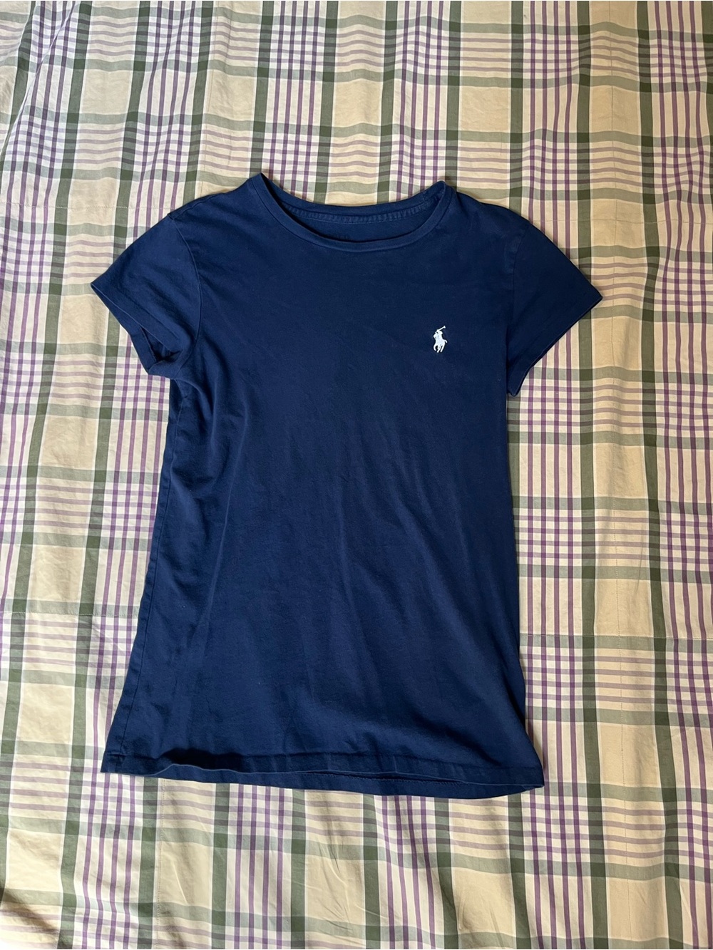 Polo Ralph Lauren Navy Blue Short Sleeve Crewneck T-Shirt Pony Logo